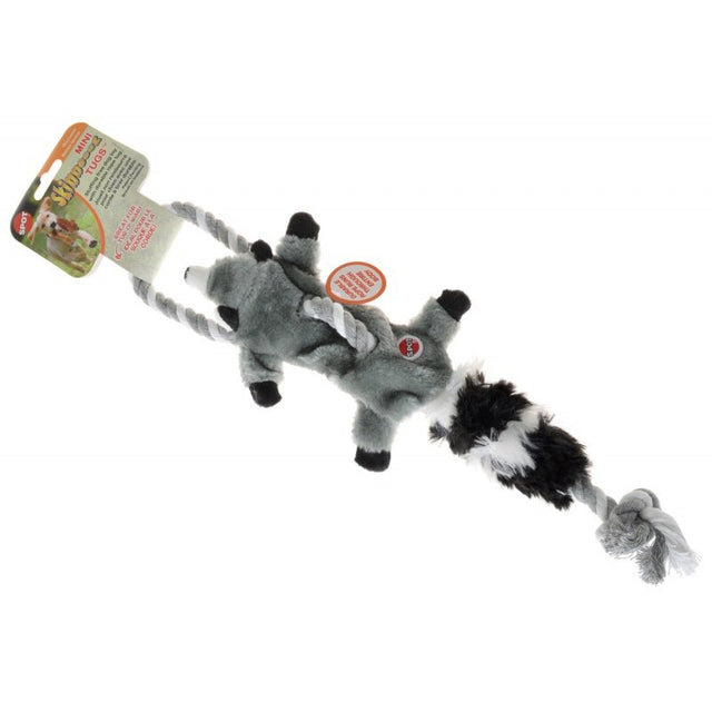 Skinneeez Raccoon Tug Dog Toy - PetMountain.com