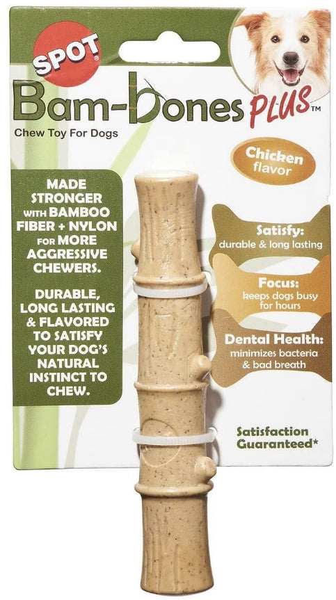 Spot Bambone Plus Stick Chicken Dog Chew Toy Medium - PetMountain.com
