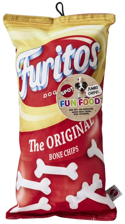 5 count Spot Fun Food Furitos Chips Plush Dog Toy