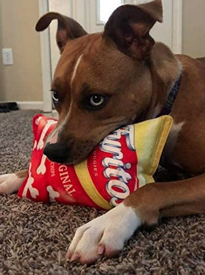 5 count Spot Fun Food Furitos Chips Plush Dog Toy