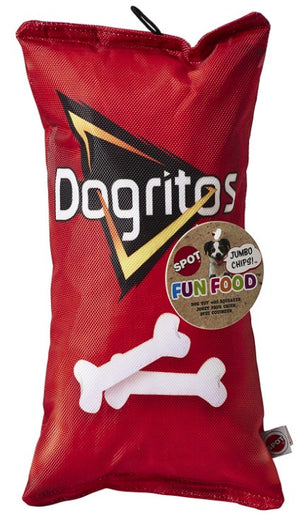 1 count Spot Fun Food Dogritos Chips Plush Dog Toy