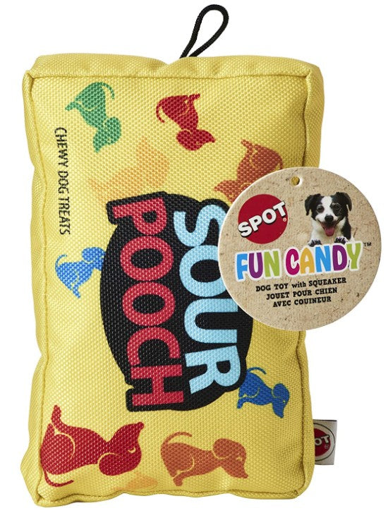 Spot Fun Candy Sour Pooch Plush Dog Toy - PetMountain.com