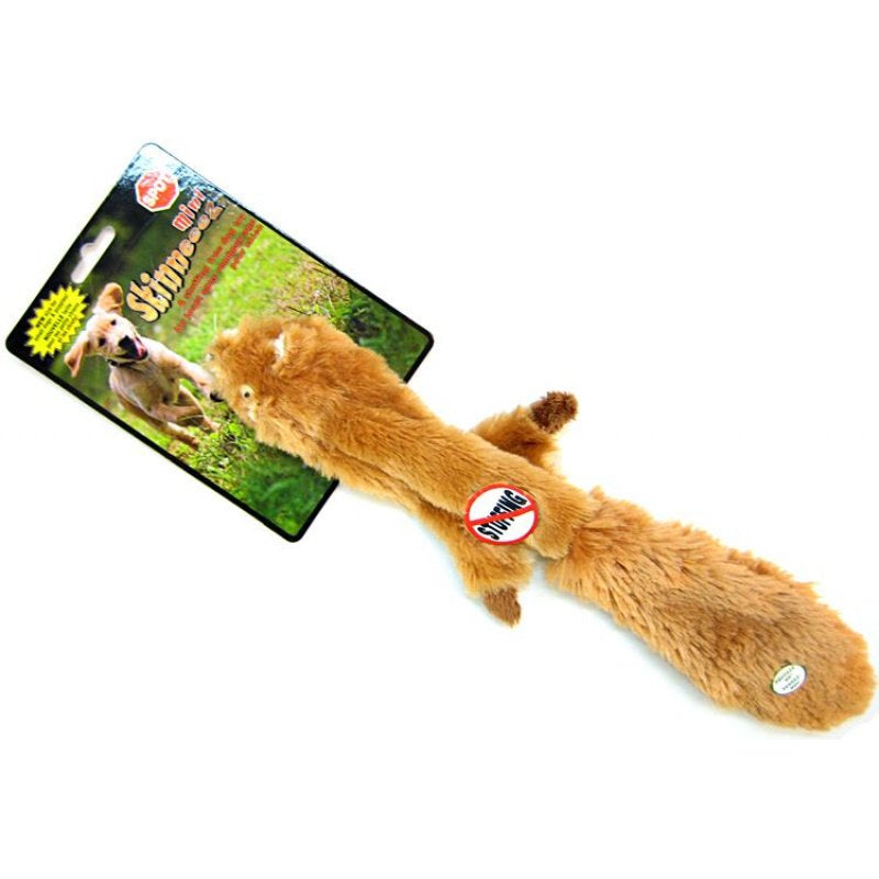 Skinneeez Plush Mini Skinneeez Squirrel - PetMountain.com