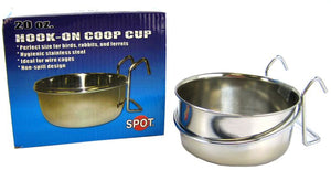 Spot Hook On Coop Cup Stainless Steel - PetMountain.com