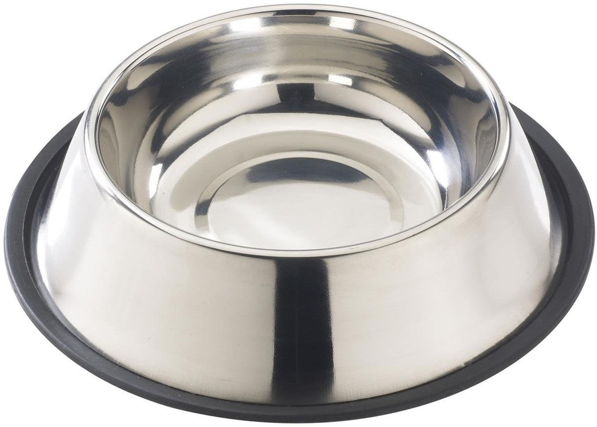 16 oz - 6 count Spot Diner Time Stainless Steel No Tip Pet Dish