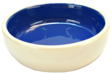 1 count Spot Stoneware Pet Dish for Food or Water