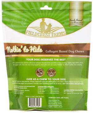 Fieldcrest Farms Nothin to Hide Chicken Flip Chips Dog Chews - PetMountain.com