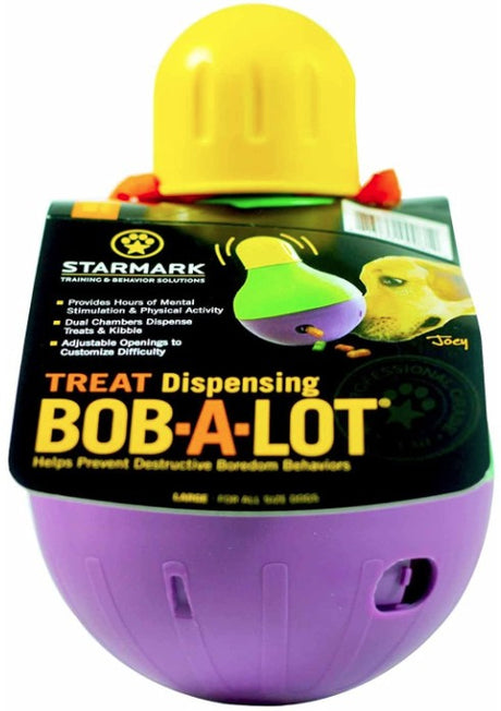 2 count Starmark Bob-A-Lot Treat Dispensing Toy Large