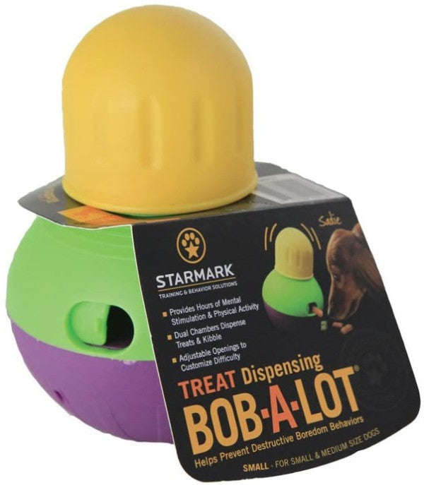 Starmark Bob-A-Lot Treat Dispensing Toy Small - PetMountain.com