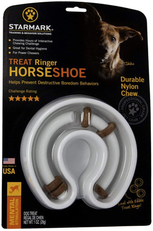 Starmark Horseshoe Ringer Treat Toy - PetMountain.com
