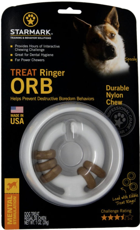 3 count Starmark Orb Ringer Treat Toy