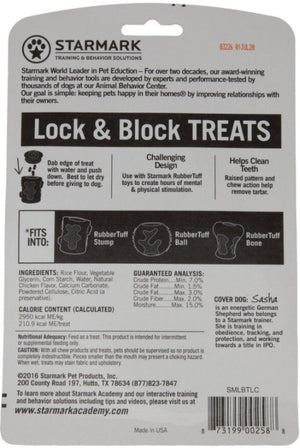 Starmark Lock and Block Treats Chicken Flavor Large - PetMountain.com