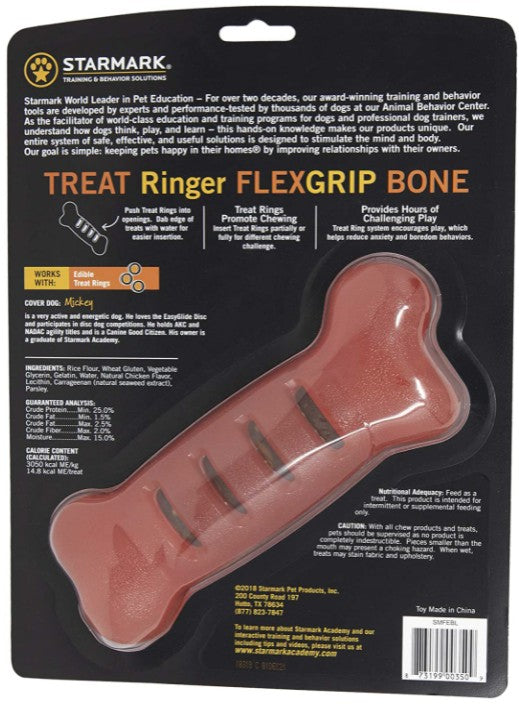 Starmark Flexgrip Ringer Bone Large - PetMountain.com