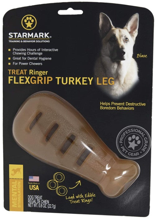 Starmark Flexgrip Ringer Turkey Leg - PetMountain.com