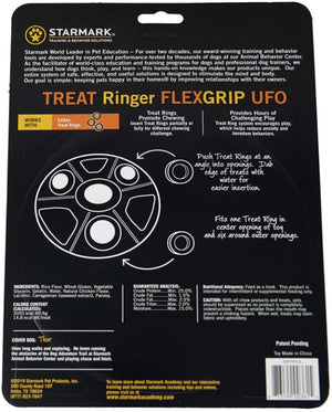 1 count Starmark Flexgrip Ringer UFO Treat Toy Large