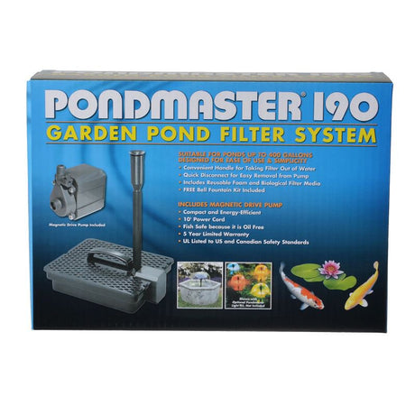 400 gallon Pondmaster Pond Water Pump and Filter Kit