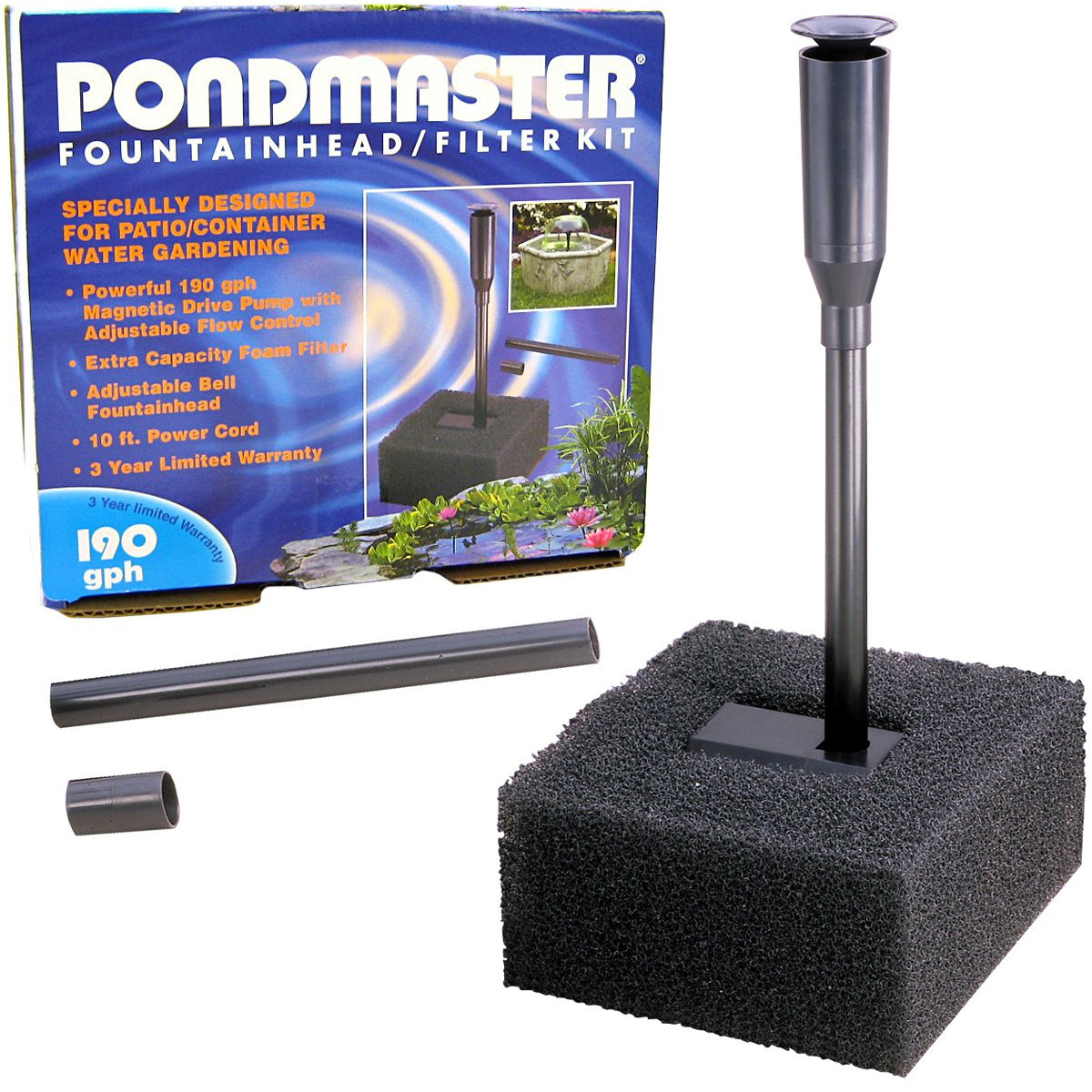 Pondmaster Fountainhead and Filter Kit - PetMountain.com