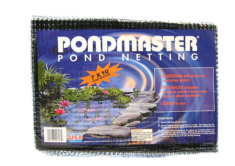 7'L x 10'W - 2 count Pondmaster Pond Netting to Protect Fish From Predators and Falling Debris