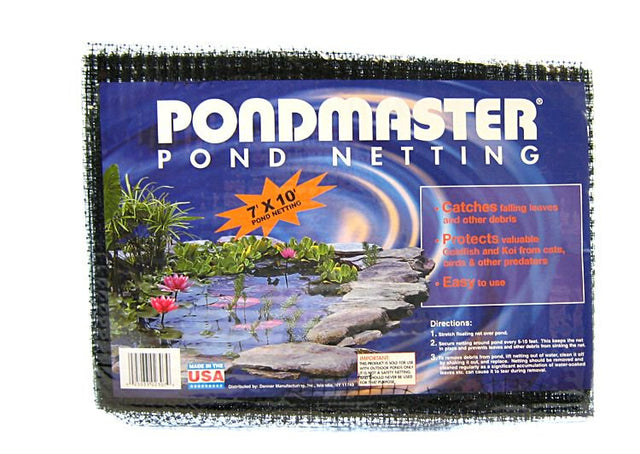 7'L x 10'W - 1 count Pondmaster Pond Netting to Protect Fish From Predators and Falling Debris