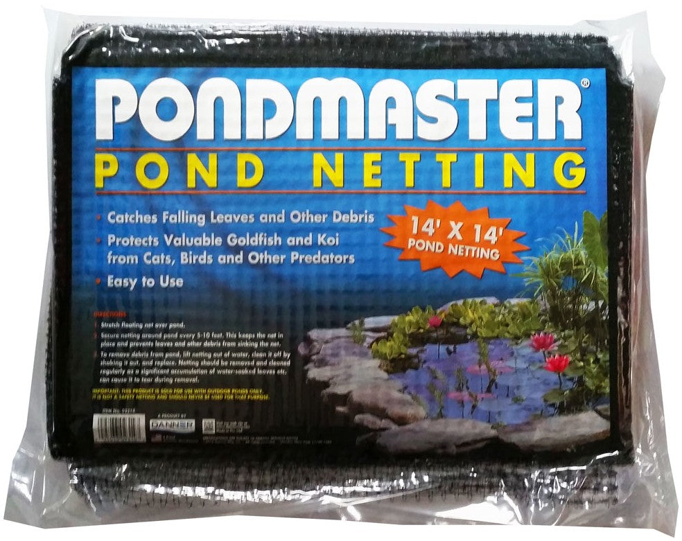 14'L x 14'W - 2 count Pondmaster Pond Netting to Protect Fish From Predators and Falling Debris