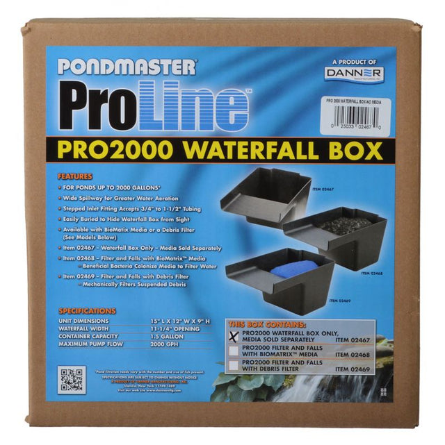 Pondmaster ProLine Series Pond Biological Filter and Waterfall Box - PetMountain.com