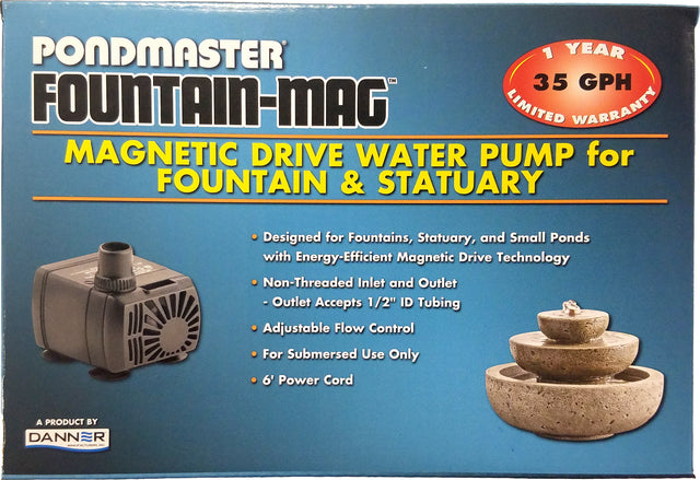 Pondmaster Fountain-Mag Magnetic Drive Water Pump - PetMountain.com