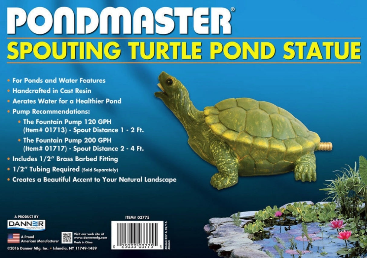 Pondmaster Resin Turtle Spitter - PetMountain.com