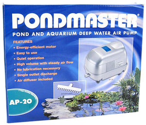 2500 gallon Pondmaster Pond and Aquarium Deep Water Air Pump