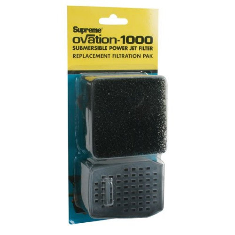 Supreme Ovation Replacement Filter Media Filter Sponge and Carbon Cartridge - PetMountain.com