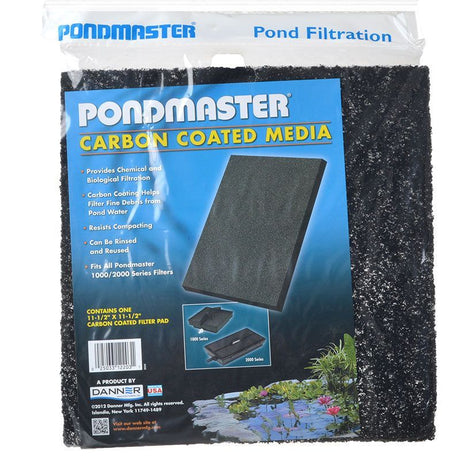 6 count Pondmaster Carbon Coated Media for 1000 / 2000 Series Filters