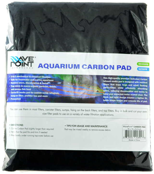 WavePoint Aquarium Carbon Pad Universal Filter Pad - PetMountain.com