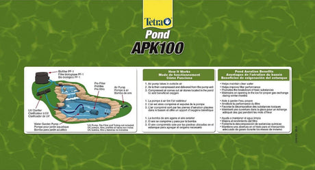 Tetra Pond Air Pump Kit APK100 for Ponds