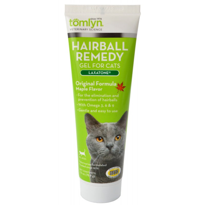 Tomlyn Laxatone Hairball Remedy Gel for Cats Maple Flavor - PetMountain.com