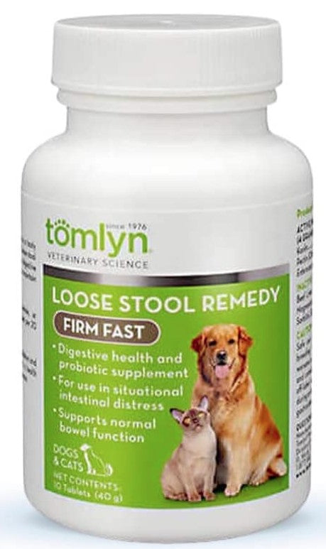 Tomlyn Firm Fast Loose Stool Remedy Supplement Tablet for Dogs and Cats - PetMountain.com