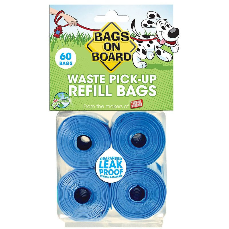 360 count (6 x 60 ct) Bags on Board Waste Pick-Up Refill Bags
