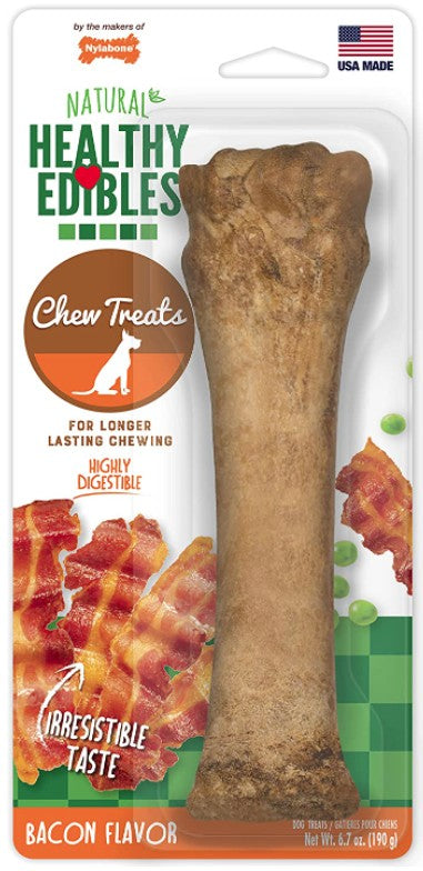 Nylabone Healthy Edibles Chews Bacon Souper - PetMountain.com