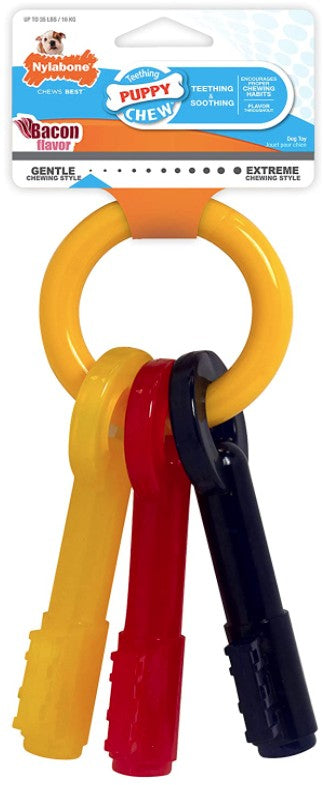 Nylabone Puppy Chew Teething Keys Toy - PetMountain.com