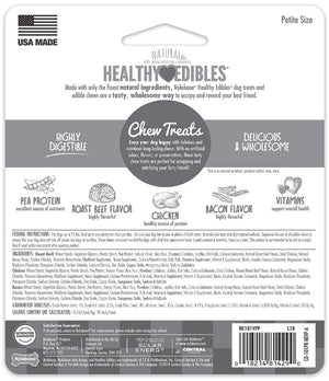 Nylabone Healthy Edibles Chews Roast Beef and Chicken Flavor Petite - PetMountain.com