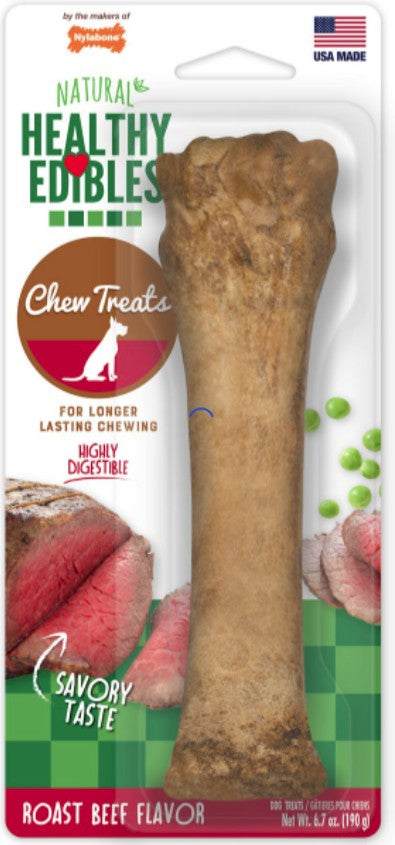 Nylabone Healthy Edibles Chews Roast Beef Souper - PetMountain.com