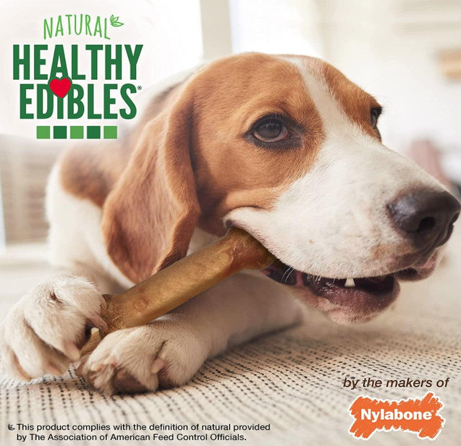 24 count (12 x 2 ct) Nylabone Healthy Edibles Chews Chicken Wolf