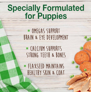 3 count Nylabone Natural Healthy Edibles Puppy Turkey and Sweet Potato Puppy Chew Treats Regular