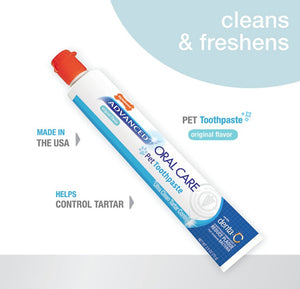 7.5 oz (3 x 2.5 oz) Nylabone Advanced Oral Care Tartar Control Toothpaste