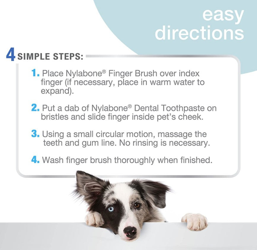 Nylabone Advanced Oral Care Finger Brush - PetMountain.com