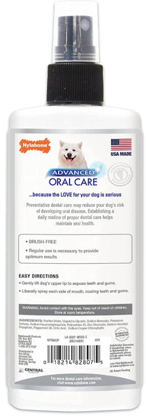 72 oz (18 x 4 oz) Nylabone Advanced Oral Care Dental Spray
