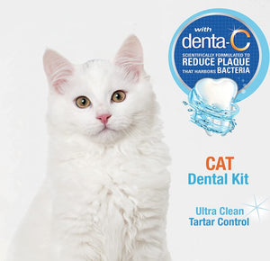 Nylabone Advanced Oral Care Cat Dental Kit - PetMountain.com