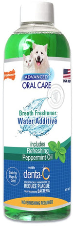 Nylabone Advanced Oral Care Liquid Breath Freshener for Cats and Dogs - PetMountain.com