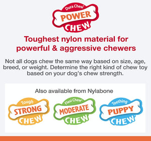 Large - 1 count Nylabone Power Chew Antler Alternative Venison Flavor