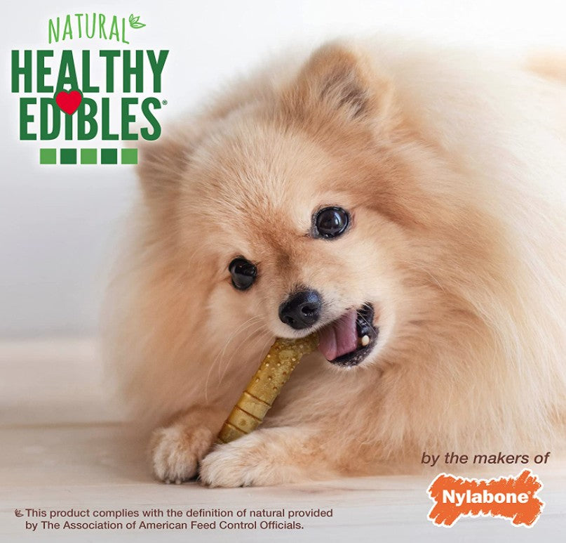 96 count (8 x 12 ct) Nylabone Healthy Edibles Flavor Combos Turkey and Apple Petite