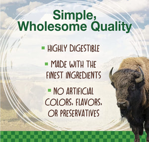 16 count Nylabone Healthy Edibles Natural Wild Bison Chew Treats Small