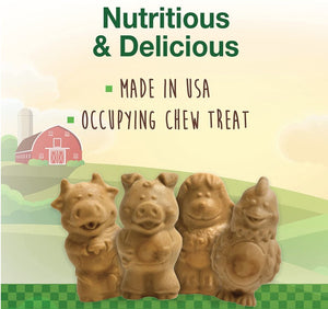 12 count Nylabone Healthy Edibles Natural Puppy Chew Treats Lamb and Apple Flavor